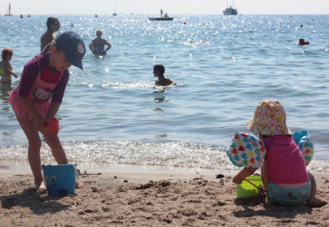 Plage enfants