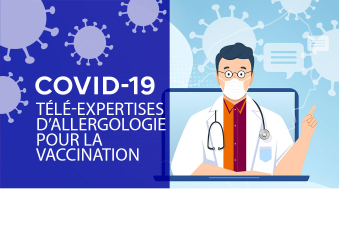 Visuel télé-expertises allergologie vaccination COVID