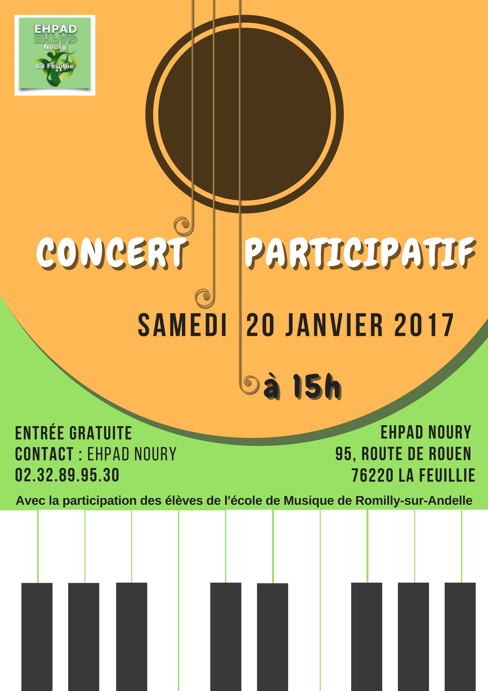 concert EHPAD Noury