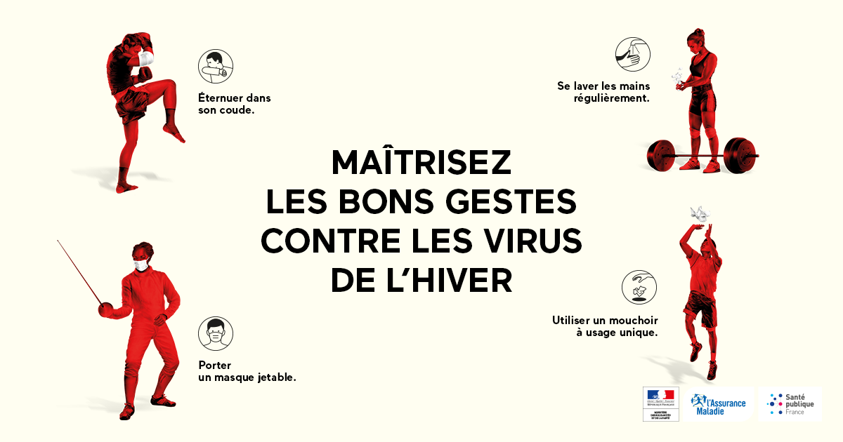 4 gestes de l'hiver