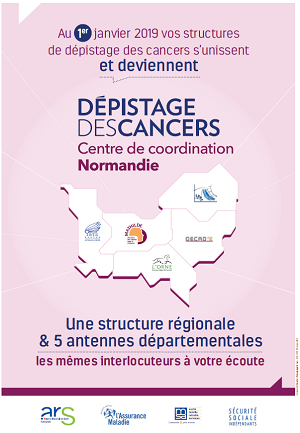affiche dépistage organisé des cancers en Normandie