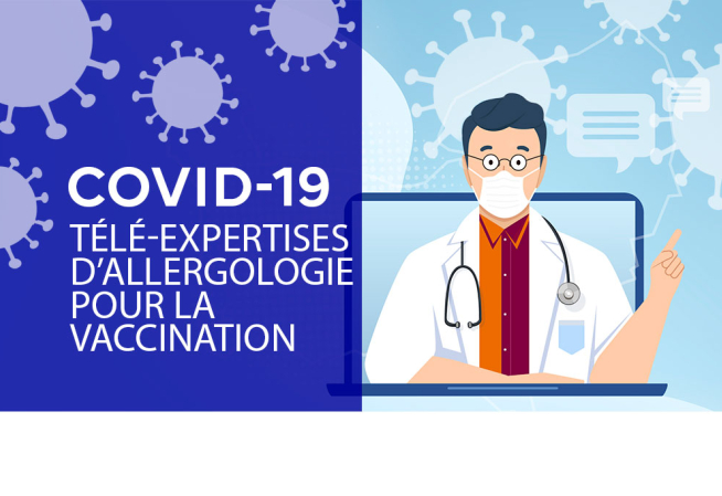 Visuel télé-expertises allergologie vaccination COVID