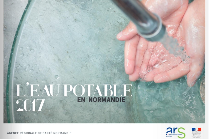 Couverture du bilan eau potable 2017 en Normandie
